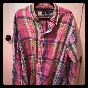 Ralph Lauren Madras Men’s button up
